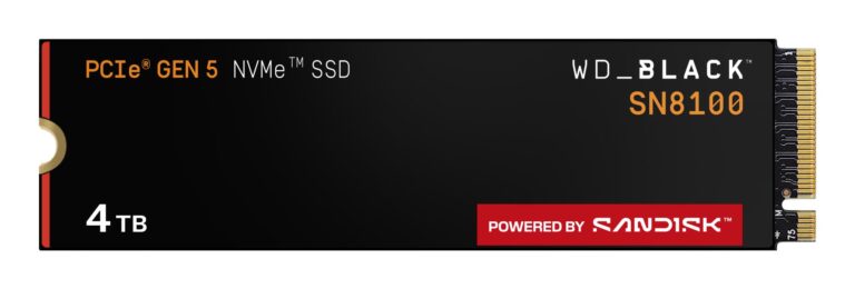 SanDisk 4000 GB M.2 PCIe 5.0 (WDS400T1X0M-00CMT0)