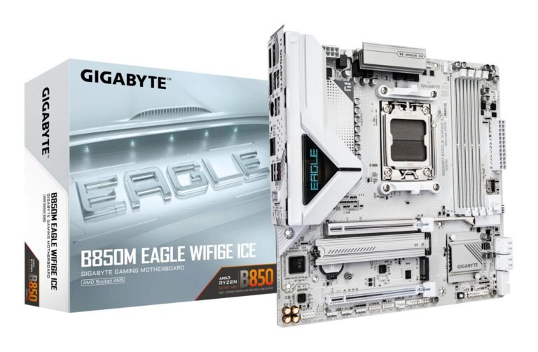 Gigabyte B850 AM5 Micro-ATX DDR5 (B850M EAGLE WF6E ICE)