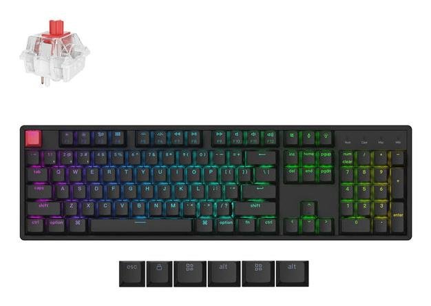 Keychron K10 RGB, juoda