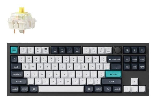 Keychron Q3 MAX RGB Carbon, juoda