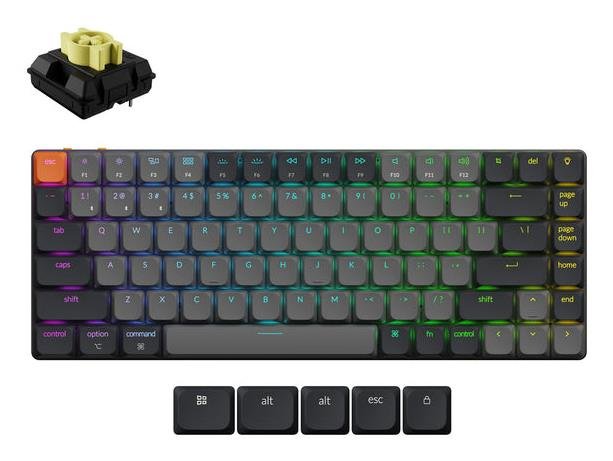 Keychron K3 RGB, juoda
