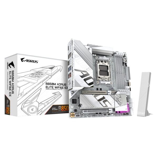 Gigabyte B850 AM5 Micro-ATX DDR5 (B850M A ELT WF6E ICE 1.1)