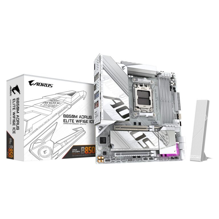 Gigabyte B850 AM5 Micro-ATX DDR5 (B850M A ELT WF6E ICE 1.1)
