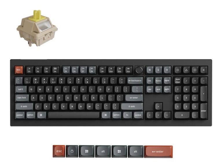 Keychron V6 Ultra, juoda